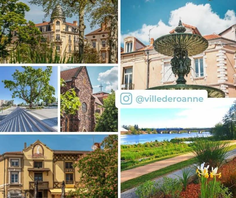 Studio Sympa Avec Petit Dejeuner Entre Canal Et Loire 罗阿纳 外观 照片